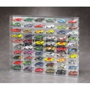  60 Car 1/64TH Scale Die Cast Display:  Wall Mountable 