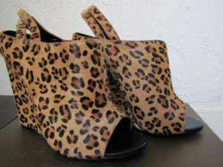 BEBE SHOES sandals HEELS ALEX leopard NEW 171549 8 38  