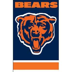  Chicago Bears 2 Sided XL Premium Banner Flag: Patio, Lawn 