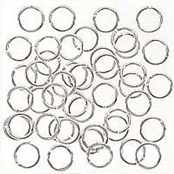Silverplated 6 mm 19 gauge Open Jump Rings (Pack of 100)  Overstock 
