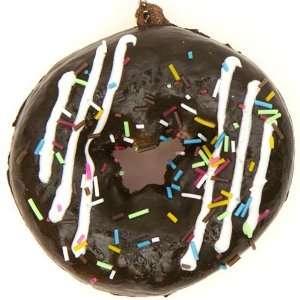  big chocolate donut squishy charm colourful sprinkles 