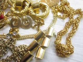   huge GOLD PLATED JEWELRY LOT*306grams RECOVERY*Not Scrap*ALL Wearable