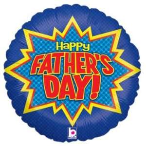  Happy Fathers Day Hero 18 inch Foil Balloon Health 