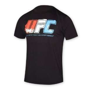 UFC Red White and Blue Logo T Shirt 