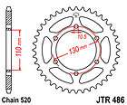 JT High Carbon 39 TH Motorcycle Bike Sprocket JTR499 39  