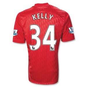  Adidas Liverpool 10/11 KELLY Home Soccer Jersey: Sports 