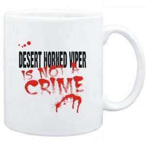 Mug White  Being a  Desert Horned Viper is not a crime  Animals