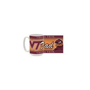  Virginia Tech Hokies (VT Dad) 15oz Ceramic Mug Sports 