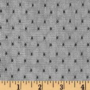   : 62 Wide Lace Dots Black Fabric By The Yard: Arts, Crafts & Sewing