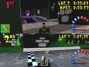 Lego Racers PC CD build & customize own race cars game!  