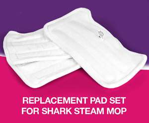 Euro Pro Shark Steam Mop Replacement Microfiber Pads  
