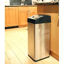   13 gallon Square Extra wide Opening Trash Can  Overstock