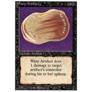   Magic the Gathering   Warp Artifact   Revised Edition Toys & Games