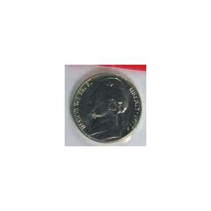 Gem Uncirculated 1977 D Jefferson Nickel Cut From Official US Mint Set 