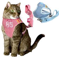 JLT Pets Soft Air mesh Cat Harness/ Leash Set  