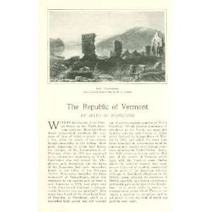  1903 Republic of Vermont in 1777 Governor Thomas 