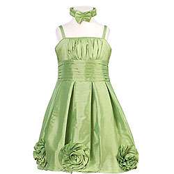My Kids Girls Sage Green Special Occasion Dress  Overstock