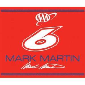  Mark Martin 60x50 Team Blanket # 6