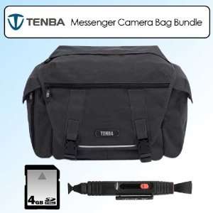  Tenba 638 341 Messenger Camera Bag Black Bundle: Camera 