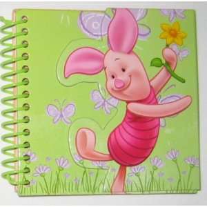  Disney Piglet 5x5 Spiral Notebook with Magnetic Flap 