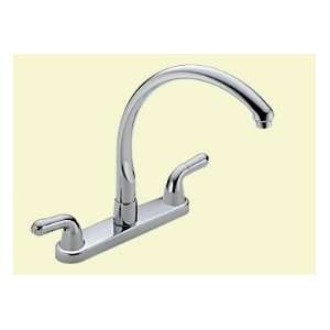    DELTA Two Handle Kitchen Faucet 2176 LHP Chrome: Home Improvement
