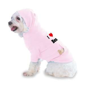  I Love/Heart Ben Hooded (Hoody) T Shirt with pocket for 