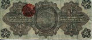   Bank Note, Gobierno Provisional de Mexico, Veracruz, Feb 1915,  
