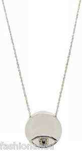 House of Harlow 1960 Large Evil Eye Necklace w/gray  
