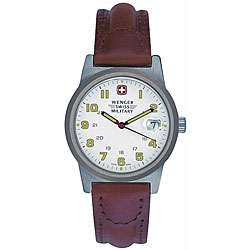 Wenger Womens Brown Leather Classic Field Watch  