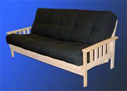 Savannah Futon Sofa Bed, Full Size Hardwood Futon Frame  