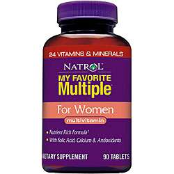Natrol My Favorite Womens Multiple Supplement (Pack of 3 90 count 