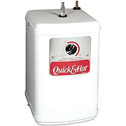Quick & Hot Water Tank and Satin Nickel Faucet  
