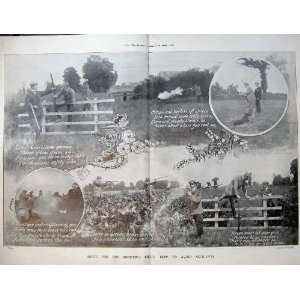   : 1906 Hunting Sport Men Shooting Birds Dogs Country: Home & Kitchen