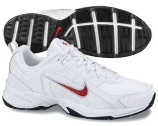 NIKE Mens Leather Training Sneakers in White or Black  