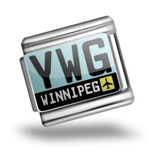   code YWG / Winnipeg country United States. Bracelet Link Italian