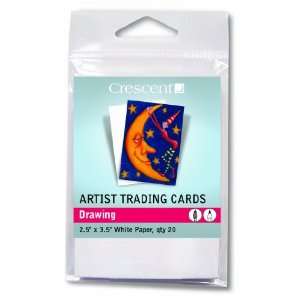  Crescent Drawing Paper Artist Trading Cards 10 Pack 