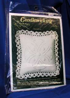 VTG UNOPENED CANDLEWICKING SMALL PILLOW CRAFT KIT FOR DOLLS OR SACHET