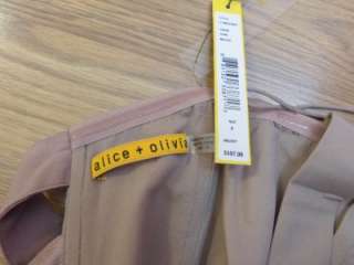NWT Alice Olivia luella Wide Strap Halter sequin Dress $597 0/2/4/6/8 