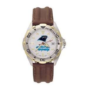  Carolina Panthers All Star Leather Mens Watch