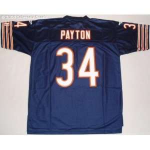  Walter Payton Reebok Premier Chicago Bears Navy Football Jersey 