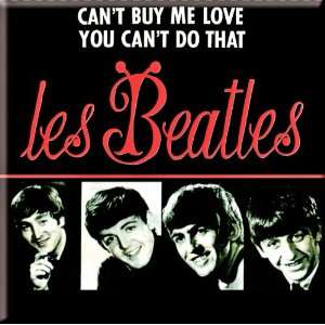 Beatles Cant Buy Me.. (foreign cover) steel fridge magnet 