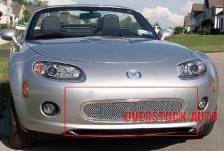 Stainless Chrome Wire Mesh Grille 2006 2008 Mazda MX 5  