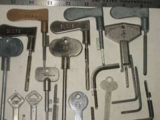 28 Antique Vintage Old Safe Combination Change Keys  