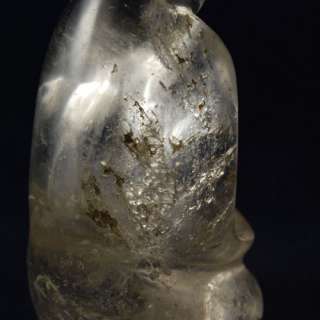   Quartz Mother Earth Goddess Figurine & Amethyst Crystal Sphere  