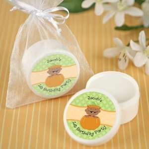 Little Pumpkin African American   Lip Balm Personalized Birthday Party 