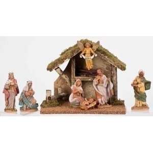  7 Piece Fontanini Nativity Set   3.5 Figurines w/Italian 