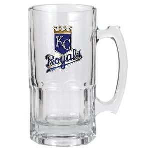   Sports MLB ROYALS 1 Liter Macho Mug   Primary Logo/Clear Glass Sports