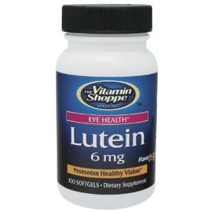  Vitamin Shoppe   Floraglo Lutein, 6 mg, 100 softgels 