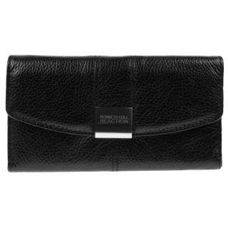 Kenneth Cole Reaction Leather Tri Fold Wallet Clutch   