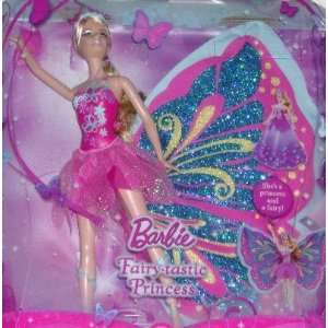  Pretty Fairy Princess Barbie Doll With Glitter Wings: Toys 